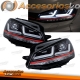 FAROS FULL LED PARA VW GOLF 7, 12-17, Look GTI, ACTUALIZACION PARA XENON Y HALÓGENO DRL