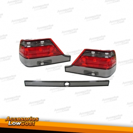 FAROLINS / MERCEDES CLASSE S W140 / 91-08 / VERMELHO ESCURECIDO