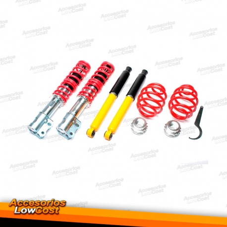 KIT SUSPENSAO REGULAVEL COILOVER OPEL CORSA 11/2000 - 10/2006