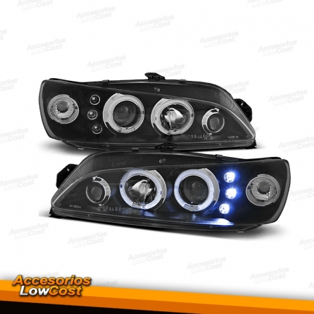 FAROIS ANGEL EYES / PEUGEOT 306 / 91-01 FUNDO PRETO