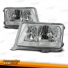 FARÓIS MERCEDES 190 W124 / 93-95 / FUNDO CROMADO