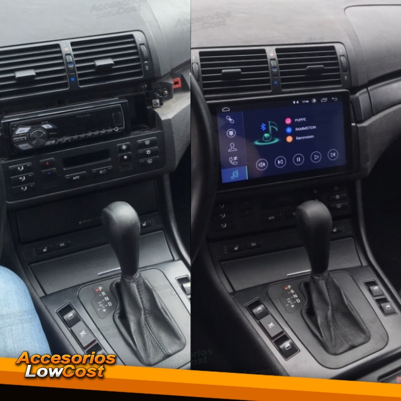 NAVEGADOR MULTIMEDIA ANDROID 11.0 HD TÁCTIL 9'', PARA BMW SERIE 3 E46.