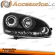 FAROIS ANGEL EYES  VW JETTA GOLF 5 MK V  03-08 FUNDO PRETO