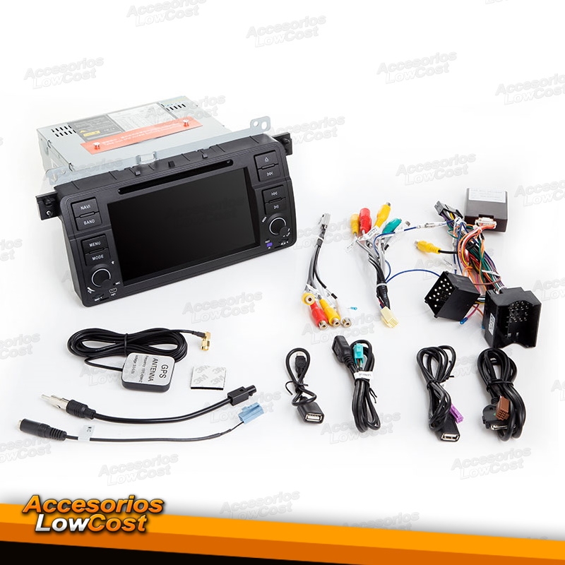 RADIO NAVEGADOR 7 PARA BMW SERIE 3 E46 98-06 USB GPS TACTIL HD