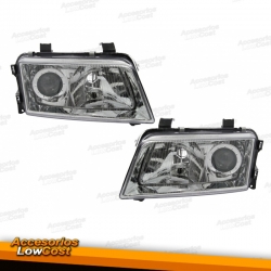 FAROS DELANTEROS A4 B5 CROMO SIN INTERMITENTE