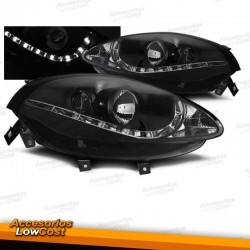 FAROS LIZ DIURNA LED FIAT BRAVO, 07- , COLOR NEGRO