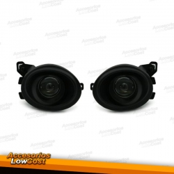 FAROS ANTINIEBLA DELANTEROS TIPO CON LUPA CENTRAL Y BORDE NEGRO PARA LAS DEFENSAS PACK M DE BMW SERIE 3 Y SERIE 5.