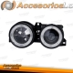 FAROS CON OJOS ANGEL BMW SERIE 3 E30 NEGRO