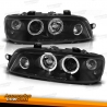 FARÓIS ANGEL EYES FIAT PUNTO 2 / FUNDO PRETO