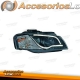 FAROIS COM LUZ DIURNA TFL / AUDI A3 8P / 03-08 FUNDO PRETO