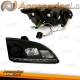 FAROIS FORD FOCUS MK2 LUZ DIURNA LED 5W. FUNDO PRETO