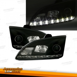 FAROS FORD FOCUS MK2 LUZ DIURNA LED 5W. COLOR NEGRO.