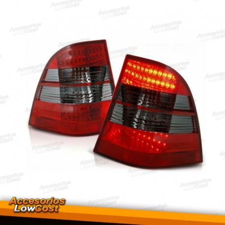 FAROLINS LED MERCEDES ML W163. VERMELHO / ESCURECIDO