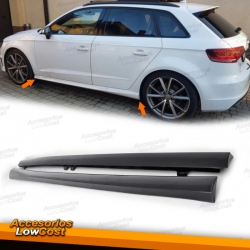 TALONERAS LOOK S-LINE/RS PARA AUDI A3 8V 12-16, 5 PUERTAS