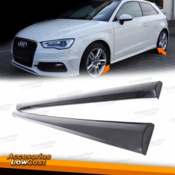 TALONERAS LOOK S-LINE/S3 PARA AUDI A3 8V 12-16, 3 PUERTAS/CABRIO