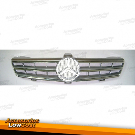 GRELHA FRONTAL SPORT AMG / MERCEDES CLS W219 / 04-10 CROMADA PRATA