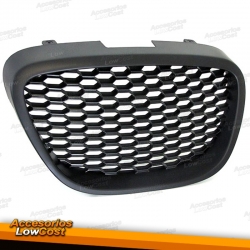 PARRILLA DELANTERA LOOK RS PANEL DE ABEJA NEGRA  PARA SEAT LEON II 1P , TOLEDO III 5P   ALTEA 5P.