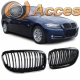 REJILLA FRONTAL DOBLE COSTILLA BMW E90/91, 05-08, NEGRO BRILLANTE.