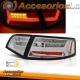 PILOTOS TRASEROS LED PARA AUDI A6 4F (08-11), LED BAR ROJO BLANCO