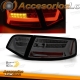 PILOTOS TRASEROS LED PARA AUDI A6 4F (08-11), LED BAR ROJO BLANCO