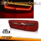 PILOTOS TRASEROS LED PARA AUDI A6 4F (08-11), LED BAR ROJO BLANCO