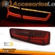 PILOTOS TRASEROS FULL LED PARA AUDI A6 4G SEDAN (11-14), LED BAR ROJO BLANCO