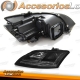 FAROS DELANTEROS CON LUZ DIURNA LED PARA AUDI TT 8J (06-10), H7+H1, CROMO