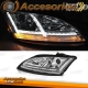 FAROS DELANTEROS CON LUZ DIURNA LED PARA AUDI TT 8J (06-10), H7+H1, CROMO