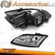 FAROS DELANTEROS CON LUZ DIURNA LED PARA AUDI TT 8J (06-10), H7+H1, CROMO