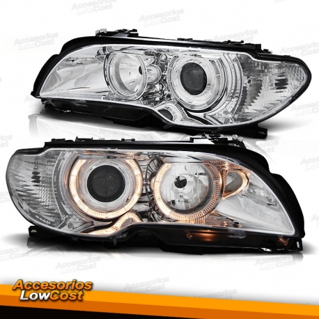 FAROS ANGEL EYES BMW E46 04.03-06 COUPE CABRIO ANGEL EYES CROMADOS