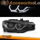 BMW F30/F31 10.2011/05.2015 FAROS ANGEL EYES LED TRU/DRL NEGROS