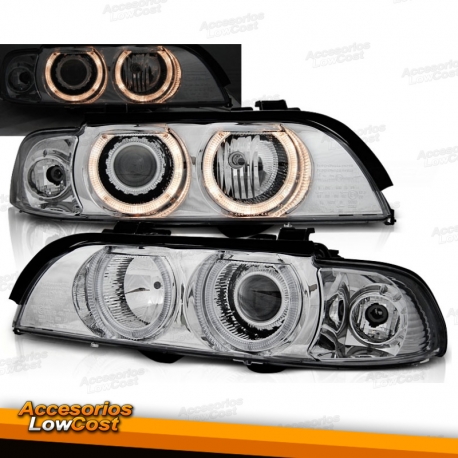 FAROS ANGEL EYES BMW E39 09.95-06.03 ANGEL EYES H7/H7 CROMADO