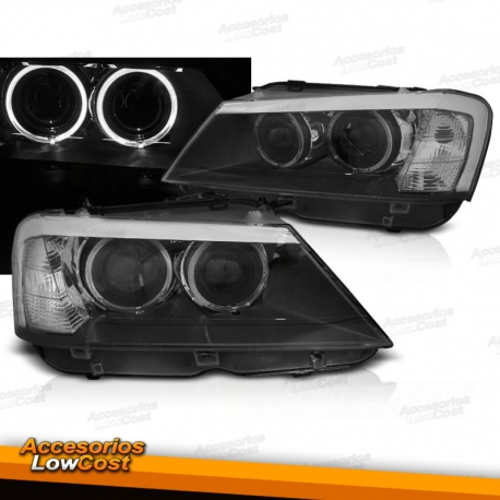 BMW X3 (F25) 2010/07.2014 FAROS ANGEL EYES "LED BLACK"