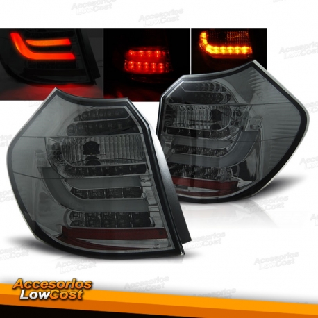 BMW E87-E81 2004/08.2007 PILOTOS "LED-BAR" ROJOS