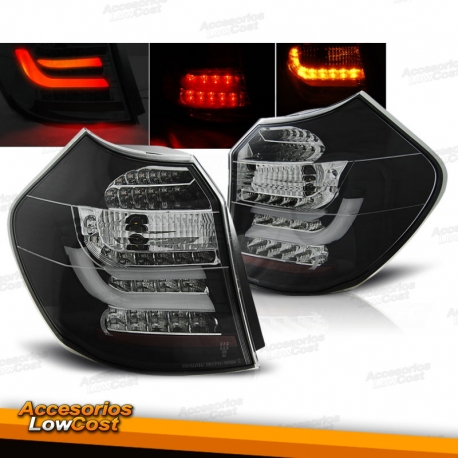 PILOTOS LED BMW E87/E81 09.07-11 NEGRO LED BAR