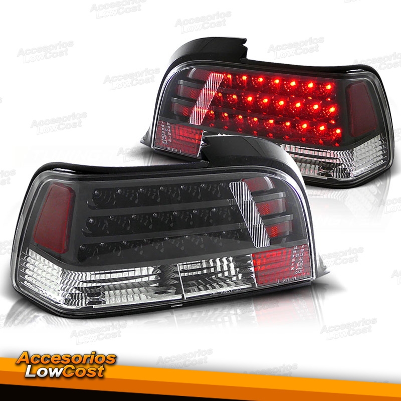 PILOTOS LED PARA BMW E36 COUPE/CABRIO (12/90-08/99), FONDO NEGRO - Low