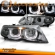 FAROS LUZ DIURNA LED E46, 01-05-CRISTAL CLARO/CROMADO.