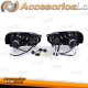 FAROS DELANTEROS REDONDOS H1 H3 PARA VW GOLF 3, CARCASA NEGRO BRILLANTE