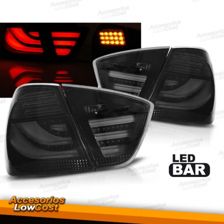 PILOTOS TRASEROS LED BAR BMW E90 (05-08) BERLINA, ROJO BLANCO