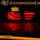 PILOTOS TRASEROS LED BAR PARA BMW E90 (08-12) BERLINA, AHUMADO NEGRO
