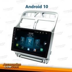 REPRODUCTOR MULTIMEDIA ANDROID 10 2DIN PARA PEUGEOT 307 (2005-2012)