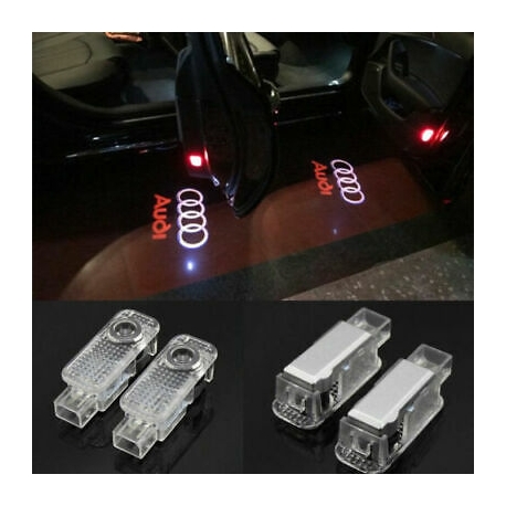 KIT PROJECTOR LED LOGO / AUDI PARA PORTAS
