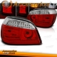 PILOTOS TRASEROS LED PARA BMW SERIE 5 E60 (03-07), ROJO-BLANCO