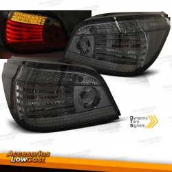 FAROLINS TRASEIROS LED CELIS / BMW E60 / 03-07 ESCURECIDOS