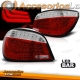 PILOTOS TRASEROS LED BAR PARA BMW SERIE 5 E60 (03-07), ROJO-BLANCO