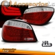 PILOTOS TRASEROS LED BAR PARA BMW SERIE 5 E60 (03-07), ROJO-BLANCO