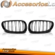 GRELHAS FRONTAIS BMW E60 / E61 / 03-07  PRETO CROMADO