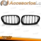 GRELHAS FRONTAIS BMW E60 / E61 / 03-07  PRETO CROMADO