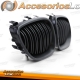 GRELHAS FRONTAIS BMW E60 / E61 / 03-07  PRETO CROMADO