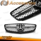 FAROS CON LUZ DIURNA LED PARA MERCEDES CLASE C W204 (11-14), FONDO NEGRO